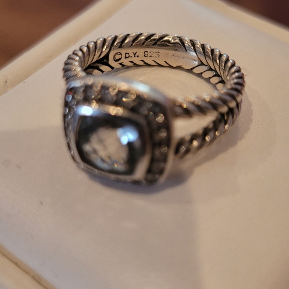David Yurman white topaz albion ring - Picture 5 of 5